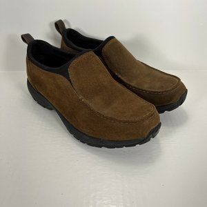Lands End All Weather Moc Mens Slip On Shoes Navy Size 9 1/2 Lands End All Weather Moc Mens Slip On Shoes Navy Size 9 1/2